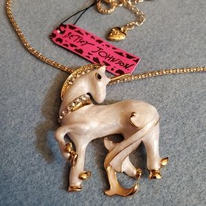 Betsey Johnson Unicorn Necklace